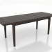 modèle 3D Table à manger TRANSFORM 2100x800 mm (extensible, frêne noyer) - preview