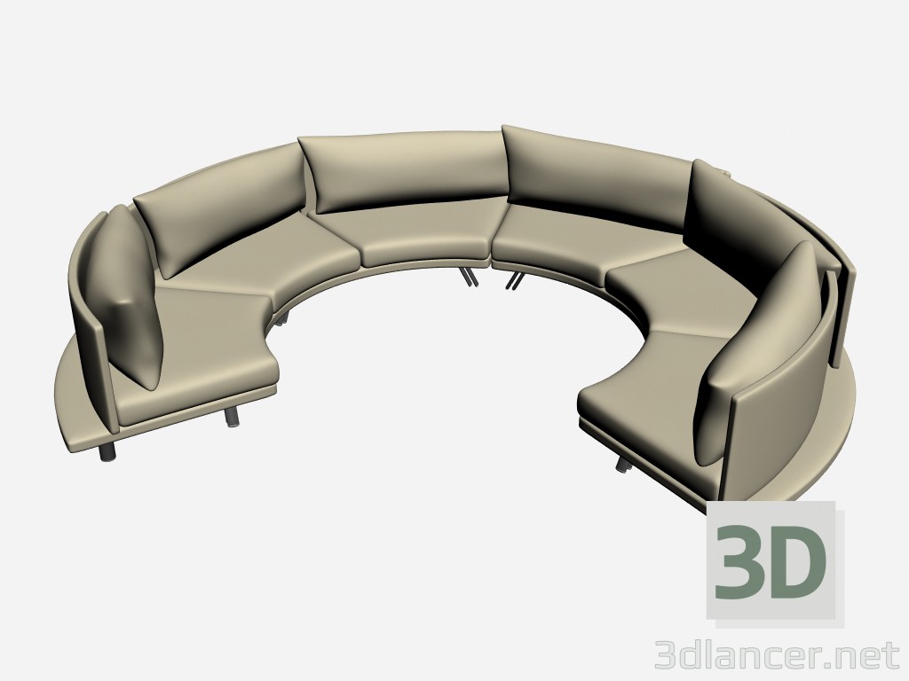 3d модель Диван супер Рой esecuzione speciale 22 – превью