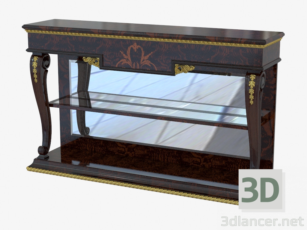 modello 3D Consolle in stile classico 1624 - anteprima