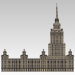 Hotel Ukraine Moskau 3D-Modell kaufen - Rendern