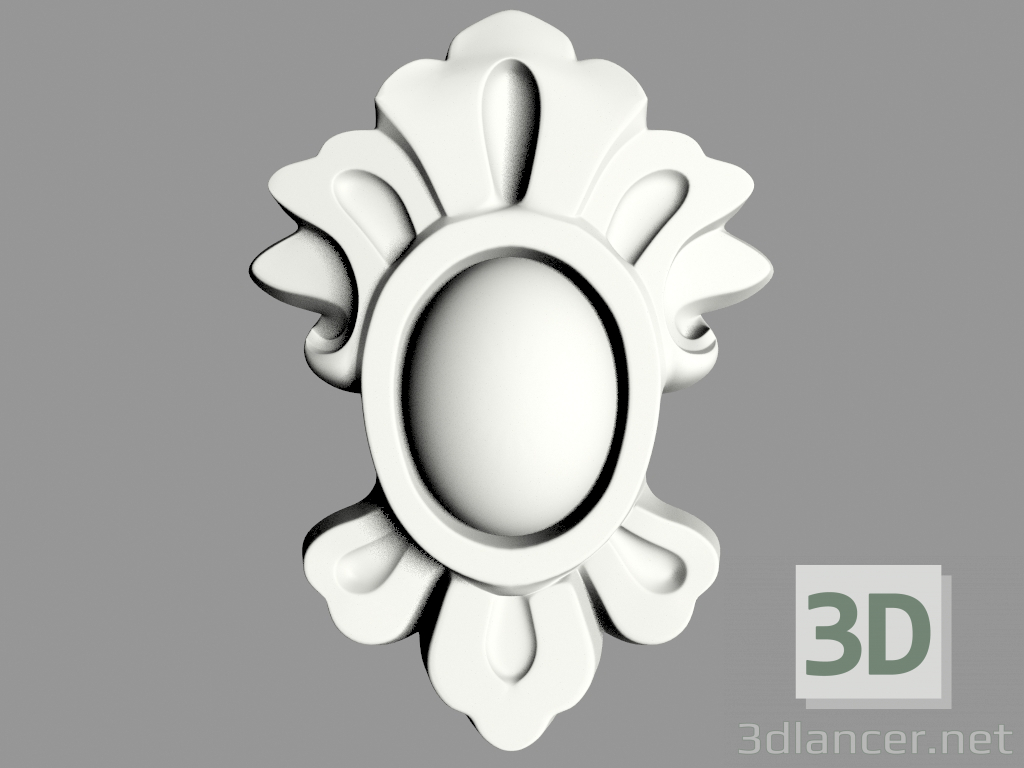 Modelo 3d Decoração de parede (Ф111) - preview