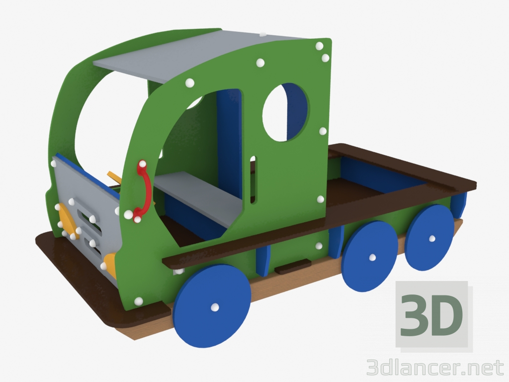 3D Modell Kinderspielgeräte LKW (5110) - Vorschau