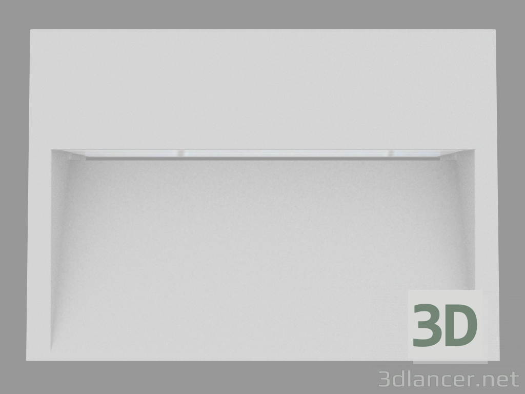 modello 3D Colonna luminosa SKILL RETTANGOLARE BOLLARD (S6360W) - anteprima