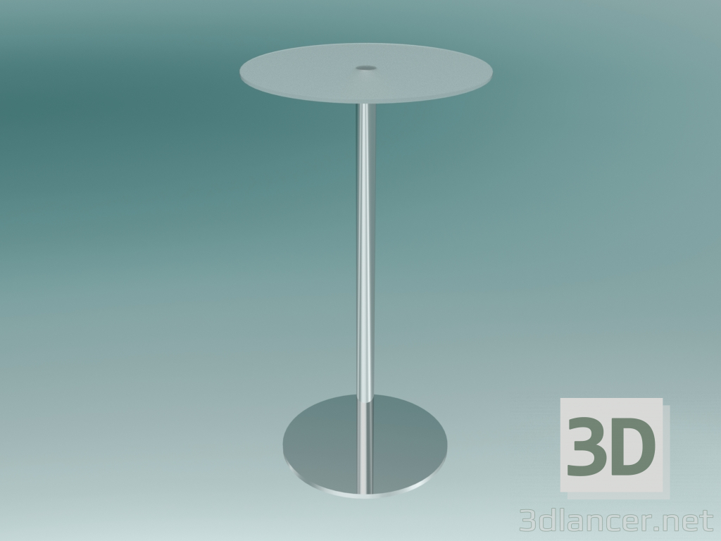 3d model Mesa alta redonda (SR10, Ø 600, h = 1100 mm) - vista previa