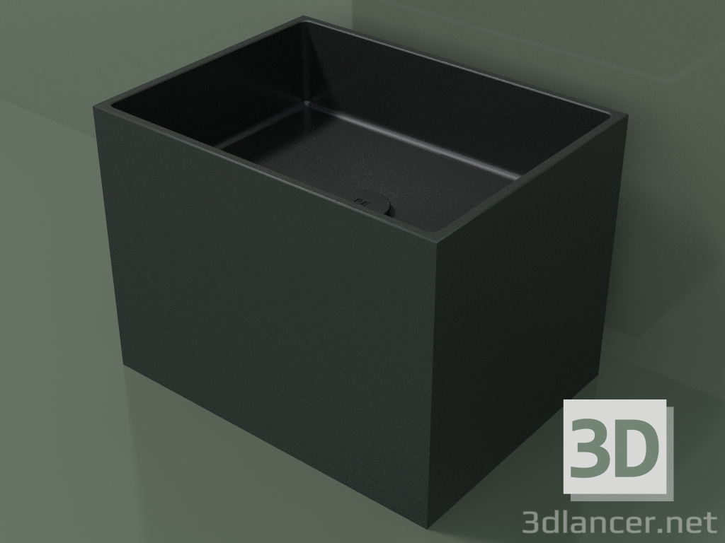 3d model Lavabo sobre encimera (01UN22101, Deep Nocturne C38, L 48, P 36, H 36 cm) - vista previa