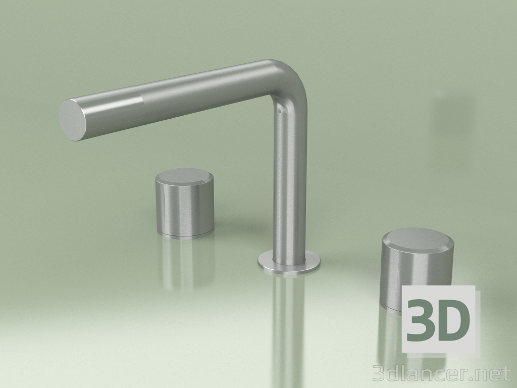 3D modeli H 143 mm (16 07 V, AS) ağızlı 2 stop vanası seti - önizleme