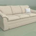 3D Modell Dreibettsofa Vilnius - Vorschau