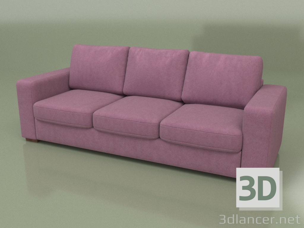 3d model Sofá cuatro plazas Morti (Salón 15) - vista previa