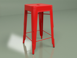 Sedia semi-bar Marais Color 2 (rosso)