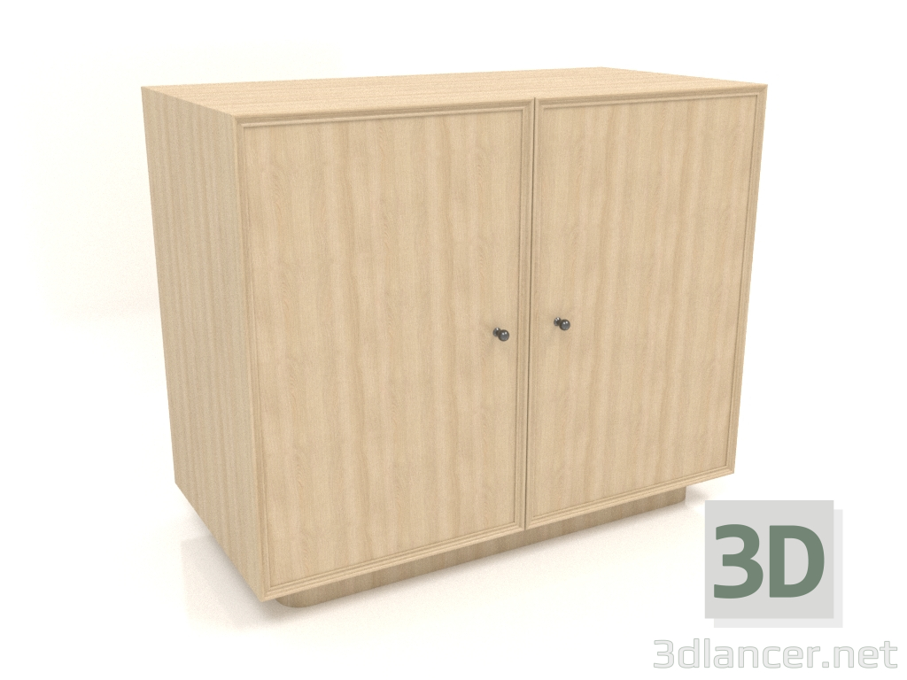 modello 3D Armadio TM 15 (1001х505х834, legno bianco) - anteprima