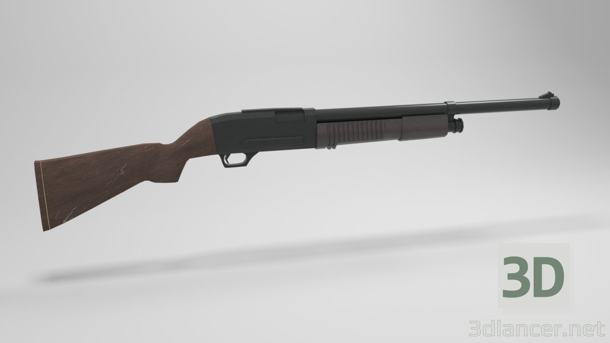 modèle 3D de Fusil de chasse KS-23 acheter - rendu