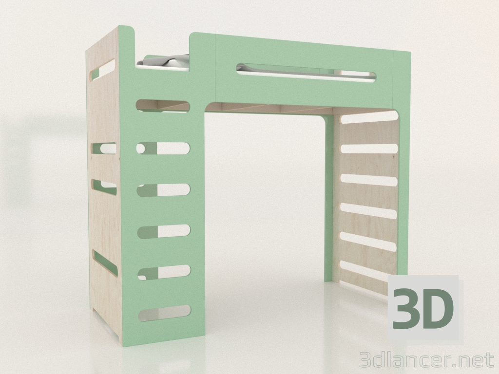 modello 3D Letto a soppalco MOVE GL (FMGL2) - anteprima