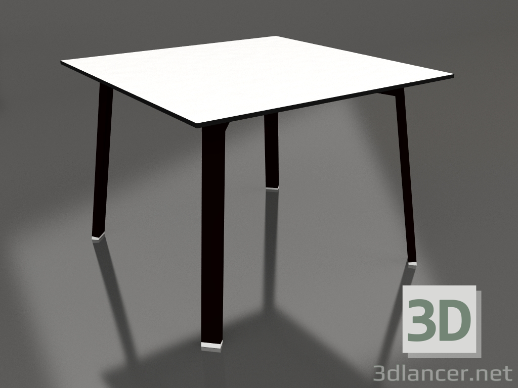 Modelo 3d Mesa de jantar 100 (preta, fenólica) - preview