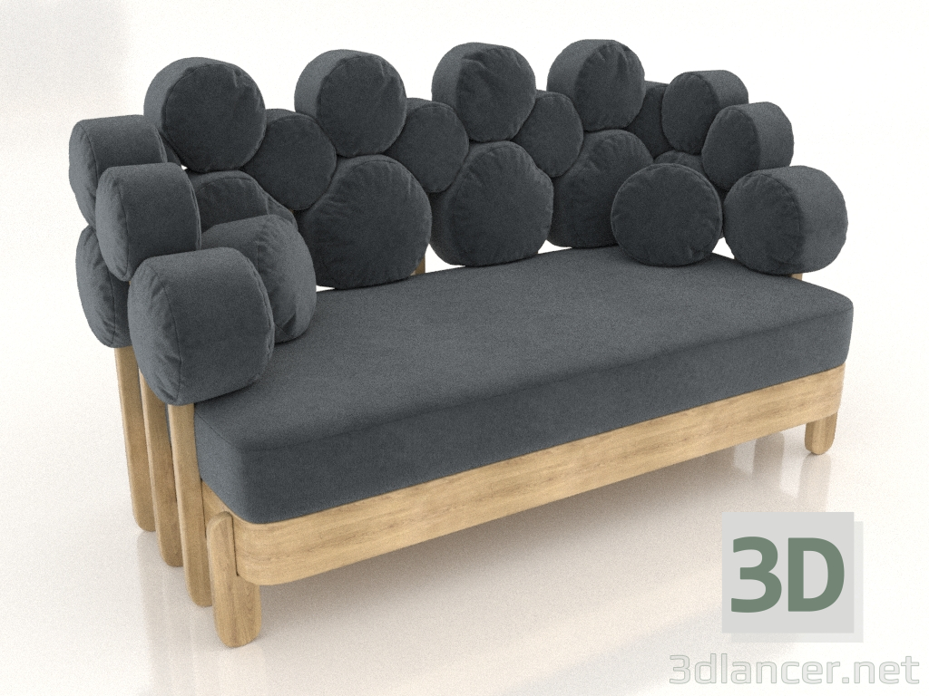 3d model Sofá pequeño IKRA (opción 1) - vista previa