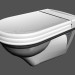 modello 3D Parete toilette l vienna WC2 821.580 - anteprima