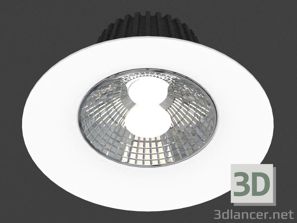 3D modeli Gömme LED armatür (DL18838_30W Beyaz R Dim 4000K) - önizleme