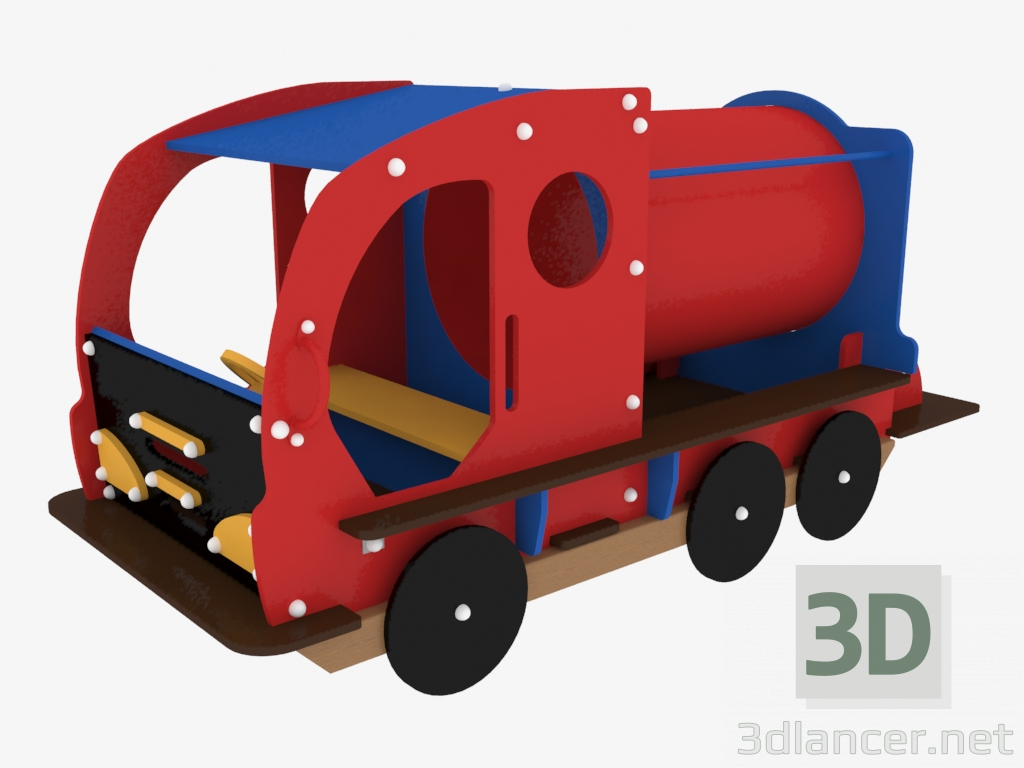 Modelo 3d Equipamento para parque infantil Equipamento para betão (5111) - preview