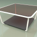 3d model Coffee table 001 (Bronzed Glass, Metal Milk, HPL Gray) - preview