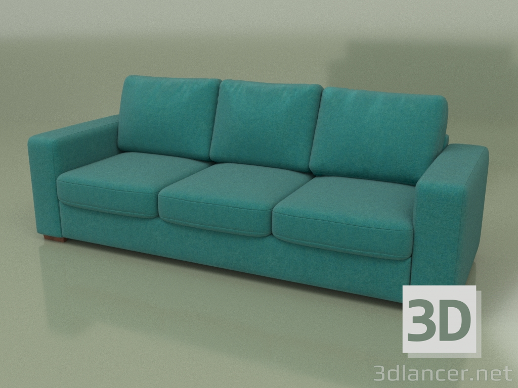 3d model Sofá cuatro plazas Morti (Salón 20) - vista previa