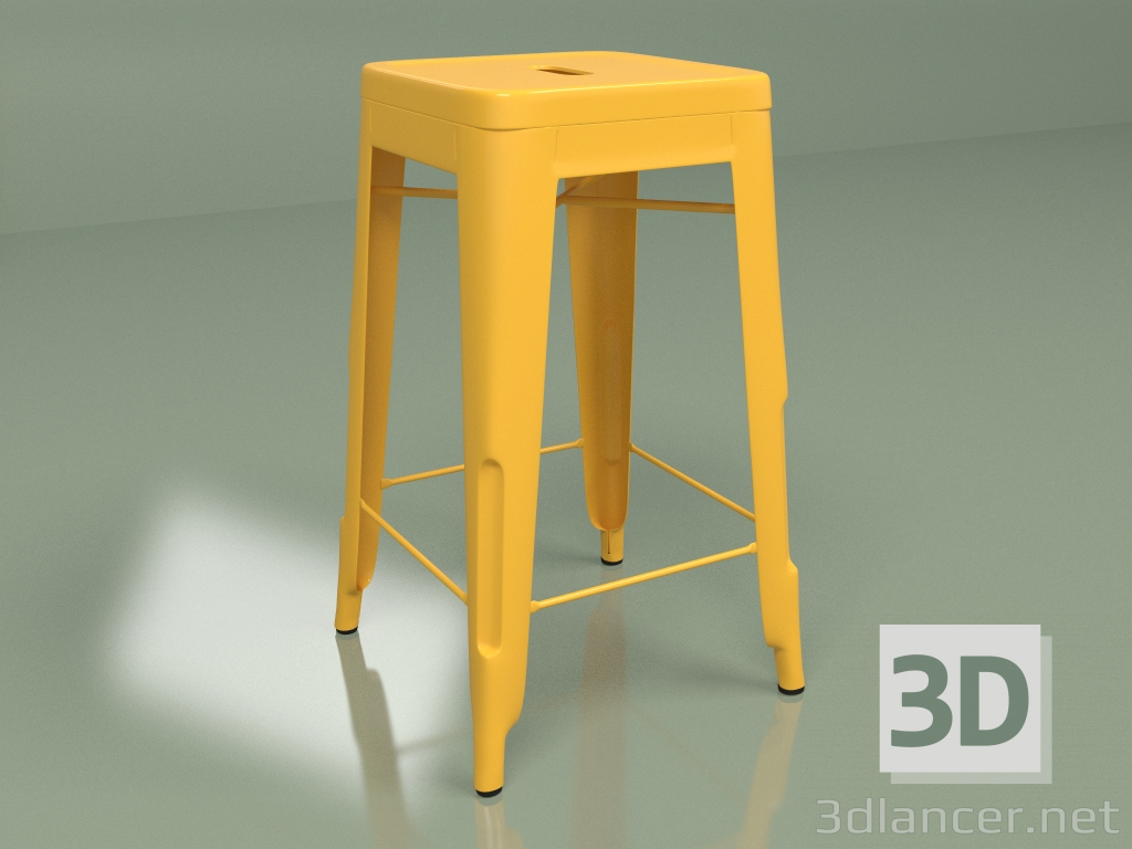 3D modeli Yarı bar sandalyesi Marais Color 2 (sarı) - önizleme