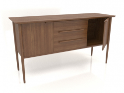 Cabinet MC 01 (with open door) (1660x565x885, wood brown light)