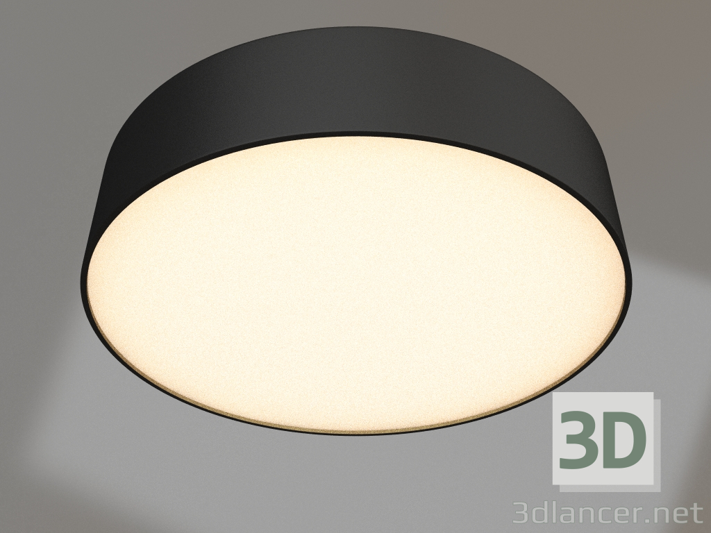 modèle 3D Lampe SP-RONDO-R175-16W Warm3000 (BK, 120 degrés, 230V) - preview