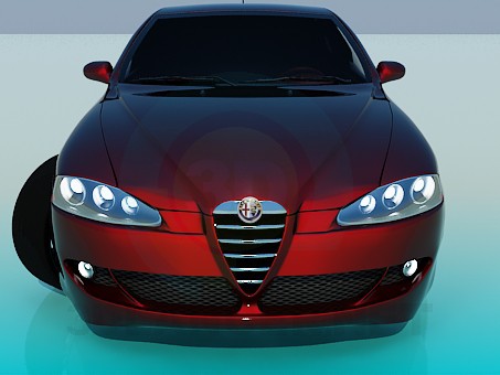 3D Modell Alfa Romeo - Vorschau