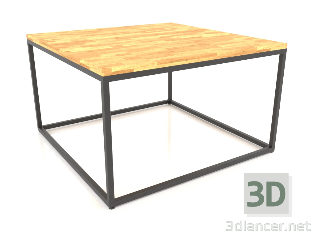 3d model Mesa de centro cuadrada (SUELO DE MADERA, 80X80X50) - vista previa