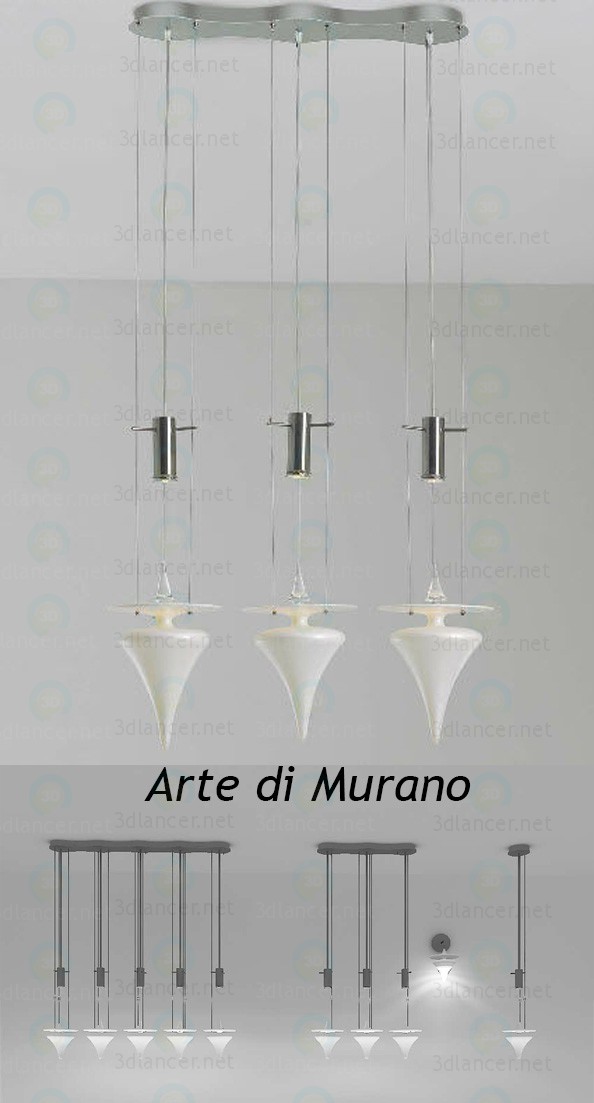 modello 3D Arte di murano 7907 - anteprima