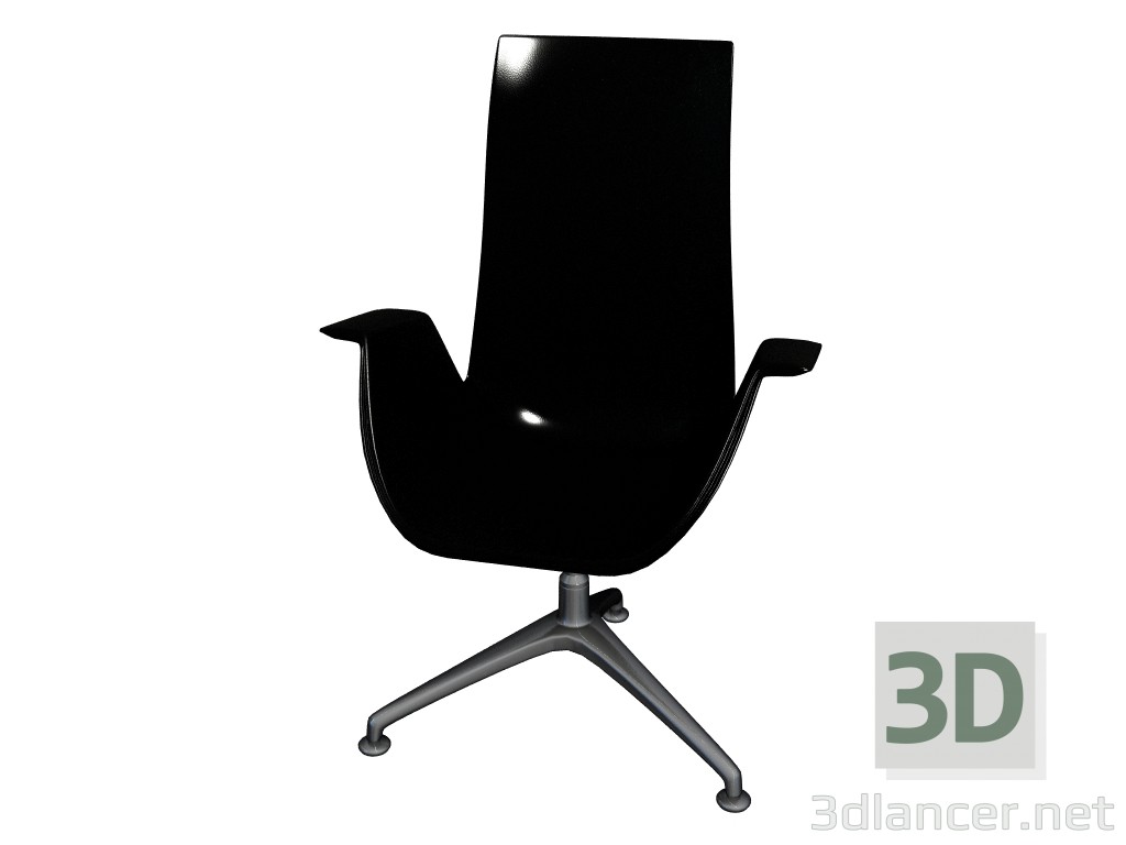 3d model Armchair FK (high back) - preview