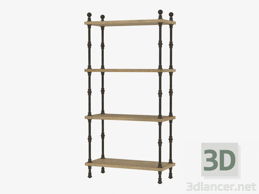 3d модель Стелаж LUZERN BOOKSHELF (8810.1012) – превью