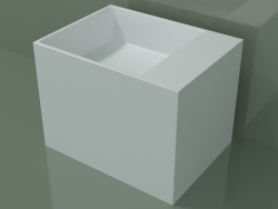 Lavabo sobre encimera (01UN22102, Glacier White C01, L 48, P 36, H 36 cm)