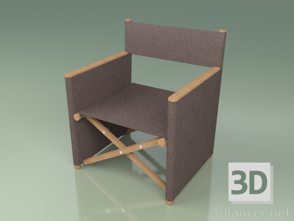 3D modeli Eğlence Direktörü Koltuğu 002 (Kahverengi) - önizleme