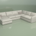 3d model Modular sofa Lagos - preview