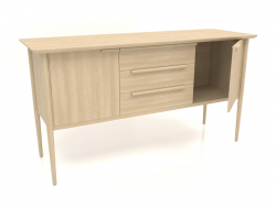 Mobile MC 01 (con anta aperta) (1660x565x885, legno bianco)