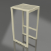 3D Modell Hoher Hocker (Gold) - Vorschau