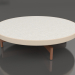 modèle 3D Table basse ronde Ø90x22 (Sable, DEKTON Sirocco) - preview