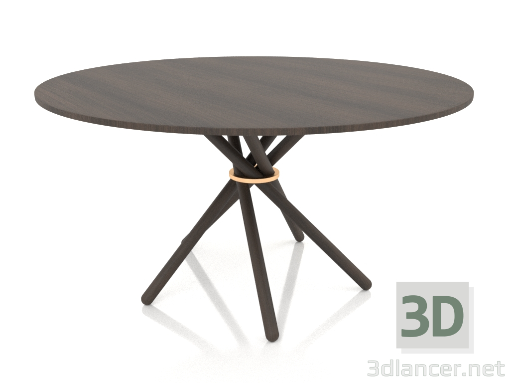 3d model Dining table Hector 140 (Dark Oak, Dark Oak) - preview