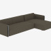 3D Modell Modulare Sofas Drei Fianco 185 - Vorschau