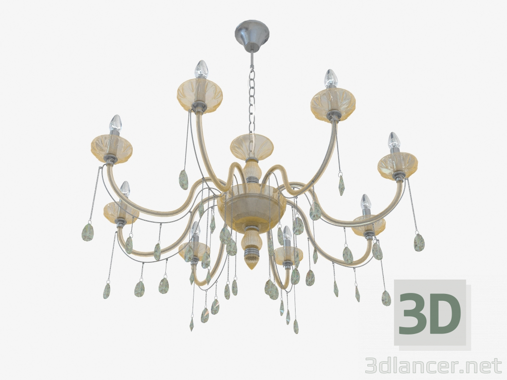 3d model Suspended chandelier Alvada (2911 8) - preview