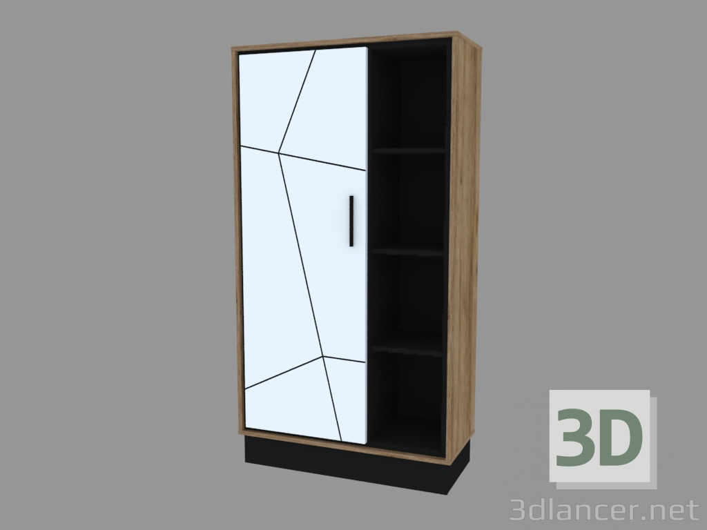 modèle 3D Cabinet 1D (TYPE BROR01) - preview