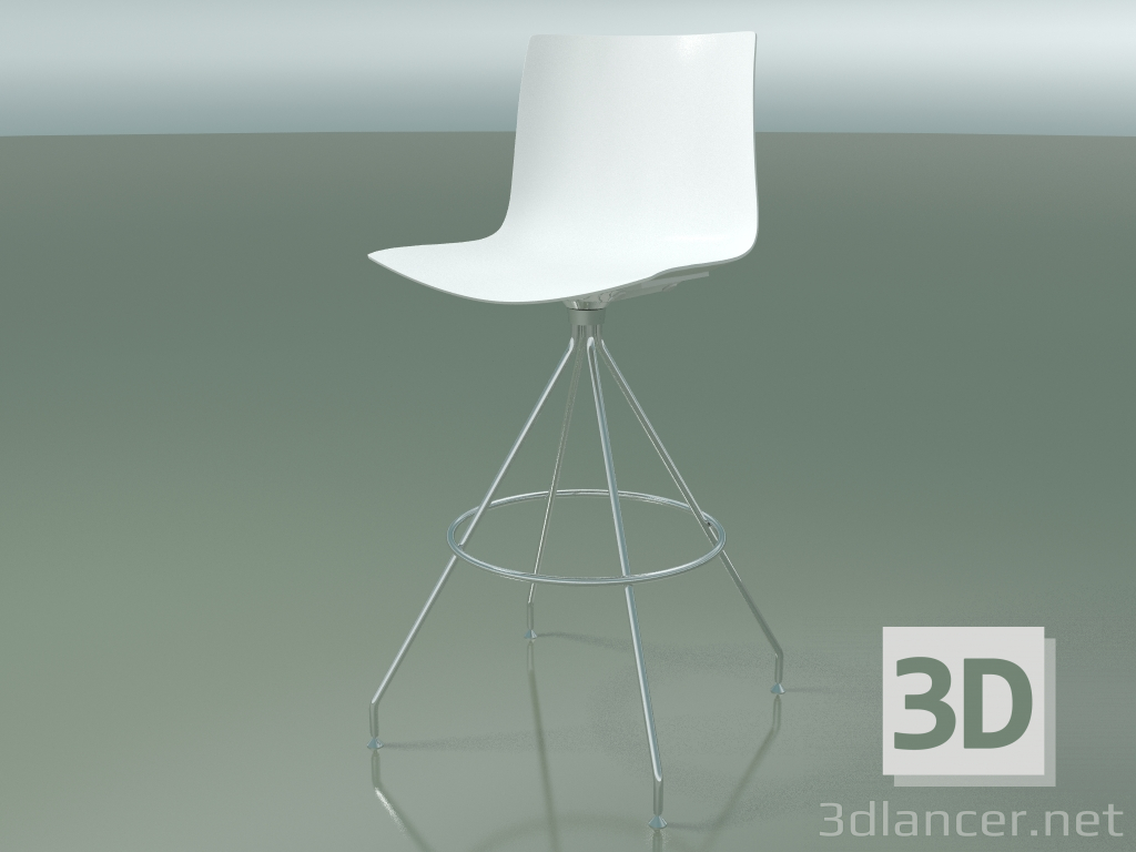 Modelo 3d Banqueta alta 0487 (polipropileno PO00101) - preview