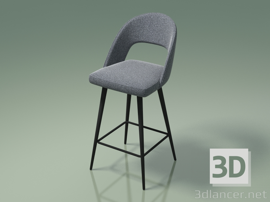 modello 3D Sedia da bar Taylor (112882, grigio grafite) - anteprima