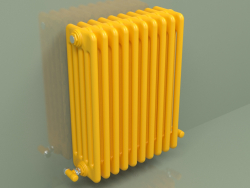 Radiator TESI 5 (H 600 10EL, Melon yellow - RAL 1028)