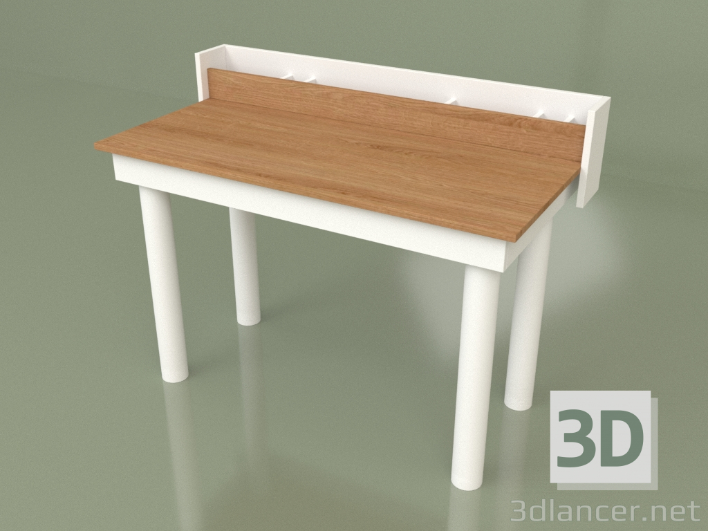 modello 3D Scrivania con organizer (30201) - anteprima