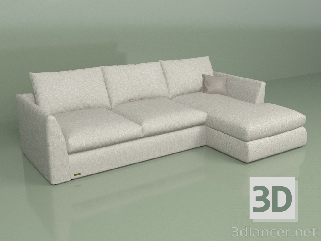 3d model Sofá rinconera Lagos - vista previa