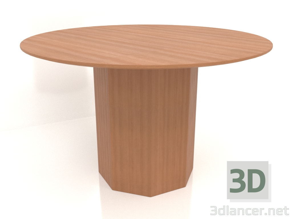 3d model Mesa de comedor DT 11 (D=1200х750, madera roja) - vista previa