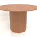 3d model Dining table DT 11 (D=1200х750, wood red) - preview