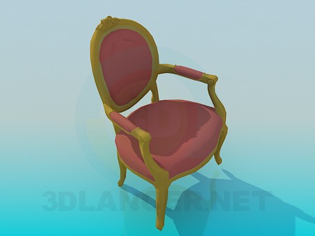 modello 3D Sedia classica - anteprima