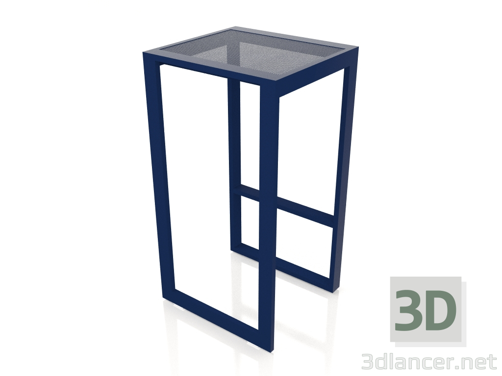 3d model Taburete alto (Azul noche) - vista previa